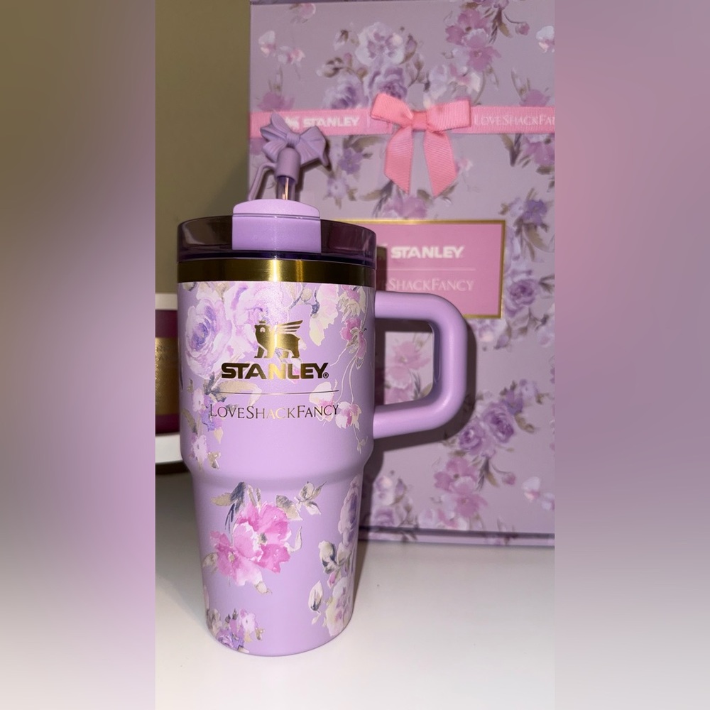 Stanley LoveShackFancy Tumbler 20oz Happy Thoughts